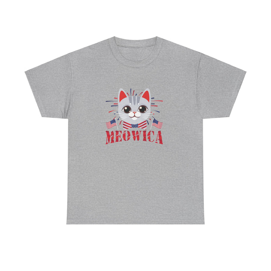 Meowica Unisex Cotton Tee- Happy Little Kitty