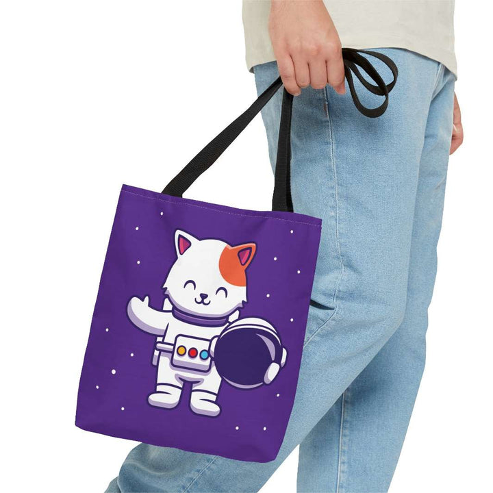 Astronaut Cat Tote Bag - Happy Little Kitty