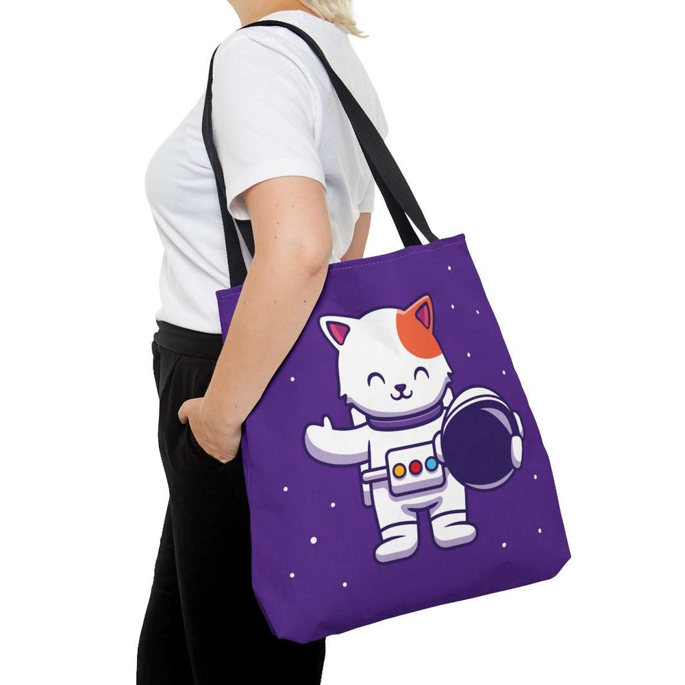 Astronaut Cat Tote Bag - Happy Little Kitty