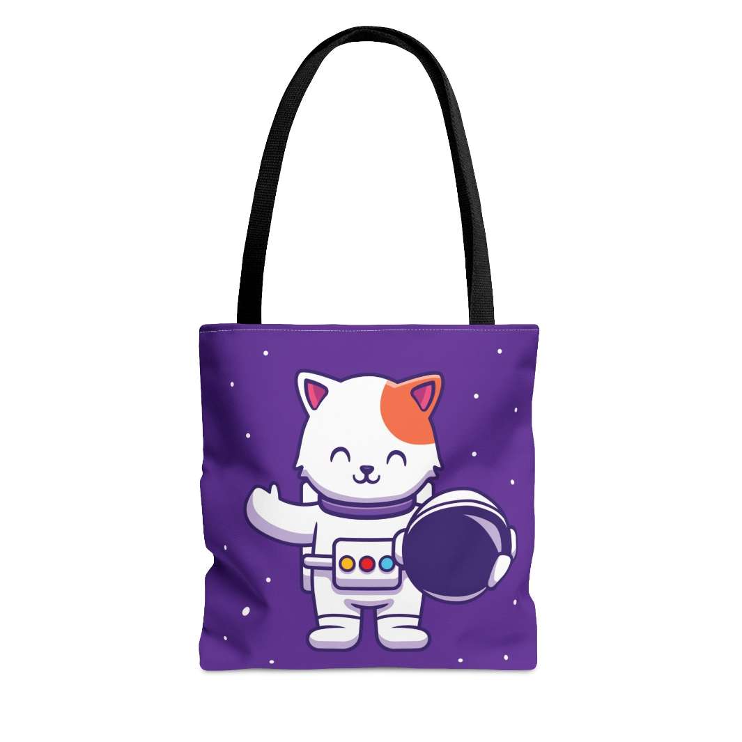 Astronaut Cat Tote Bag - Happy Little Kitty