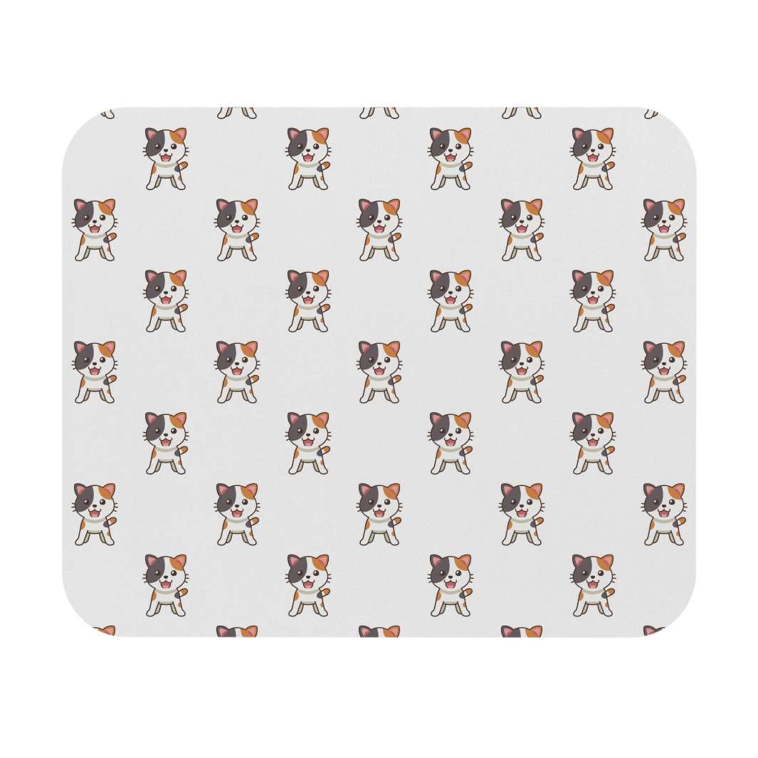 Calico Cat Mouse Pad - Happy Little Kitty