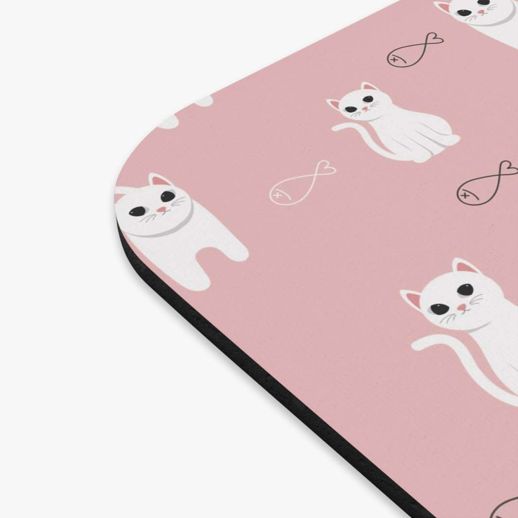 Cats and Fish Mouse Pad - Happy Little Kitty