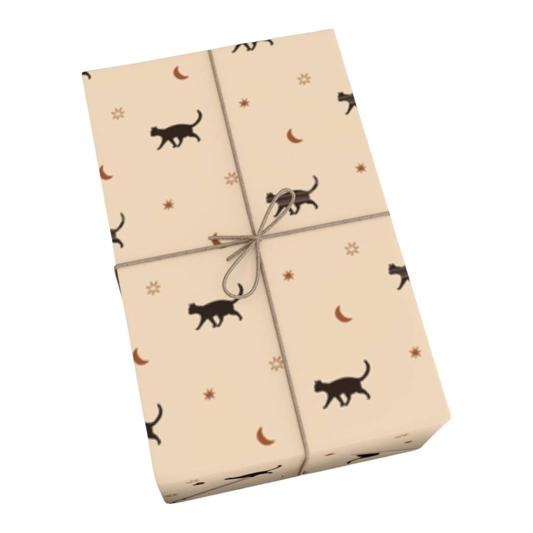 Celestial Cat Gift Wrap - Happy Little Kitty