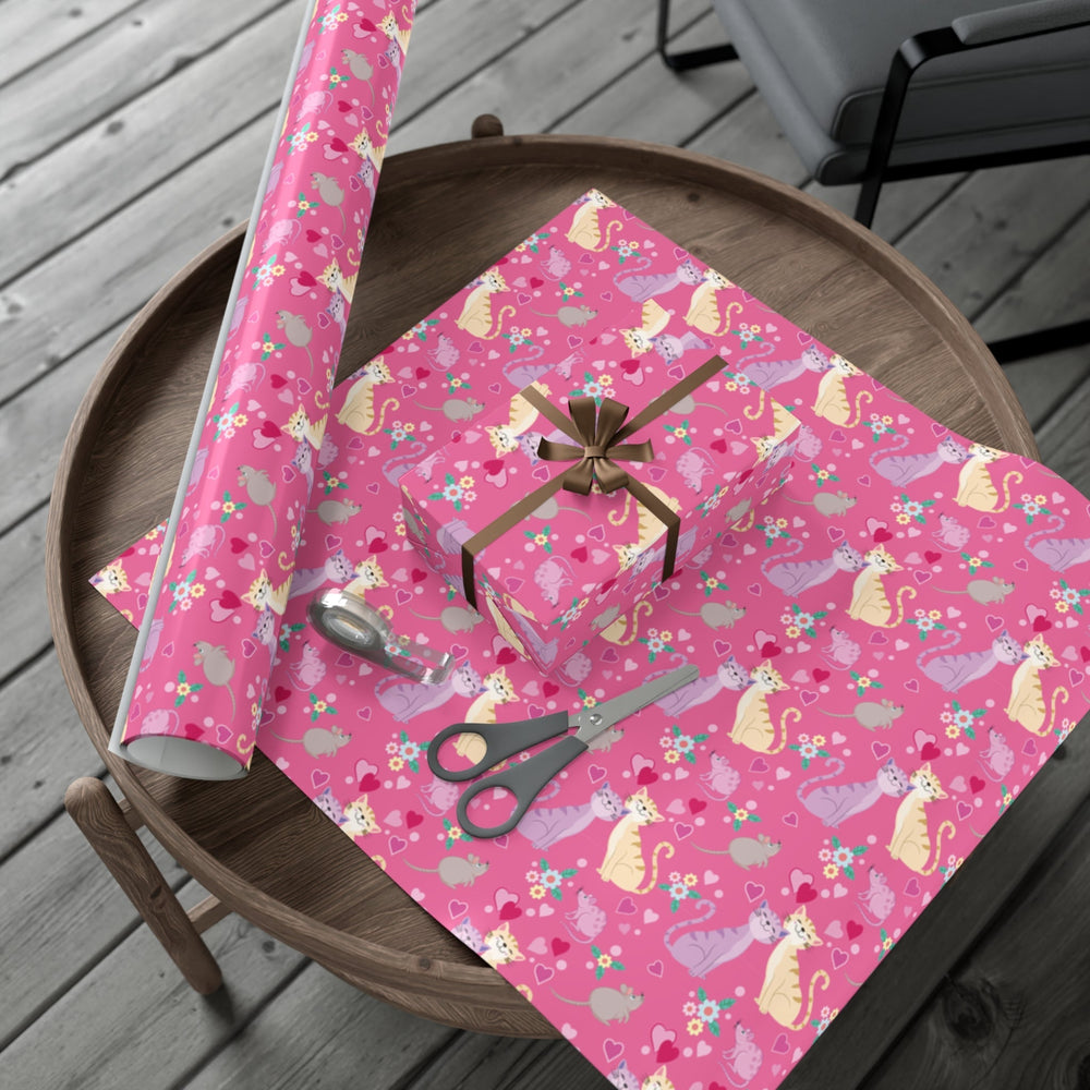 Cuddly Kitties Gift Wrap - Happy Little Kitty