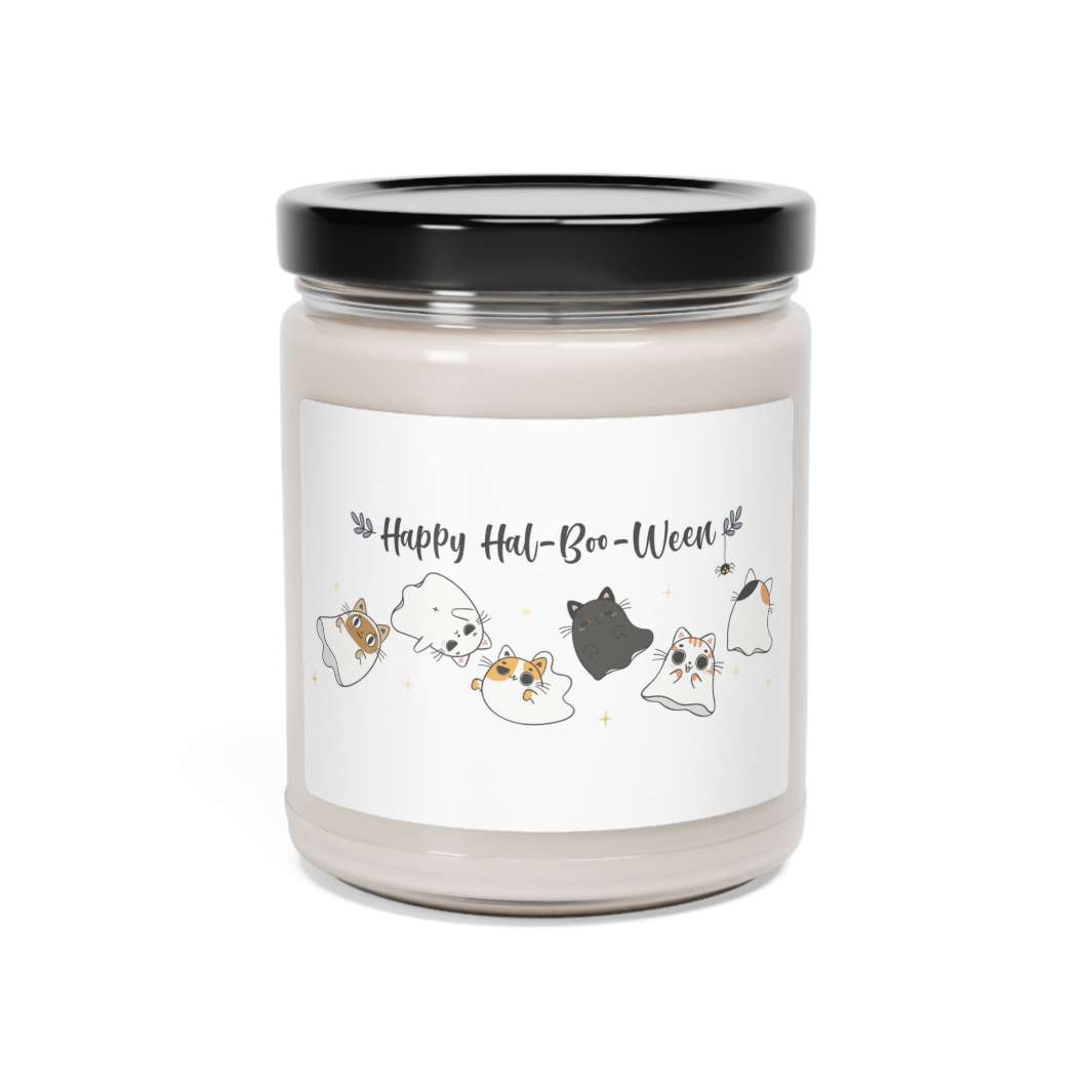 Happy Hal-Boo-Ween Scented Soy Candle, 9oz