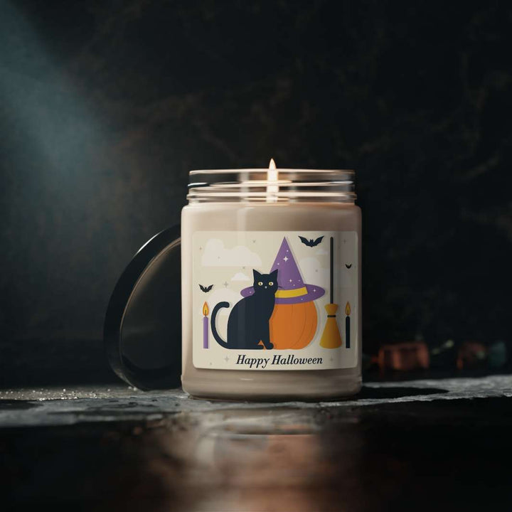 Happy Halloween Scented Soy Candle, 9oz - Happy Little Kitty