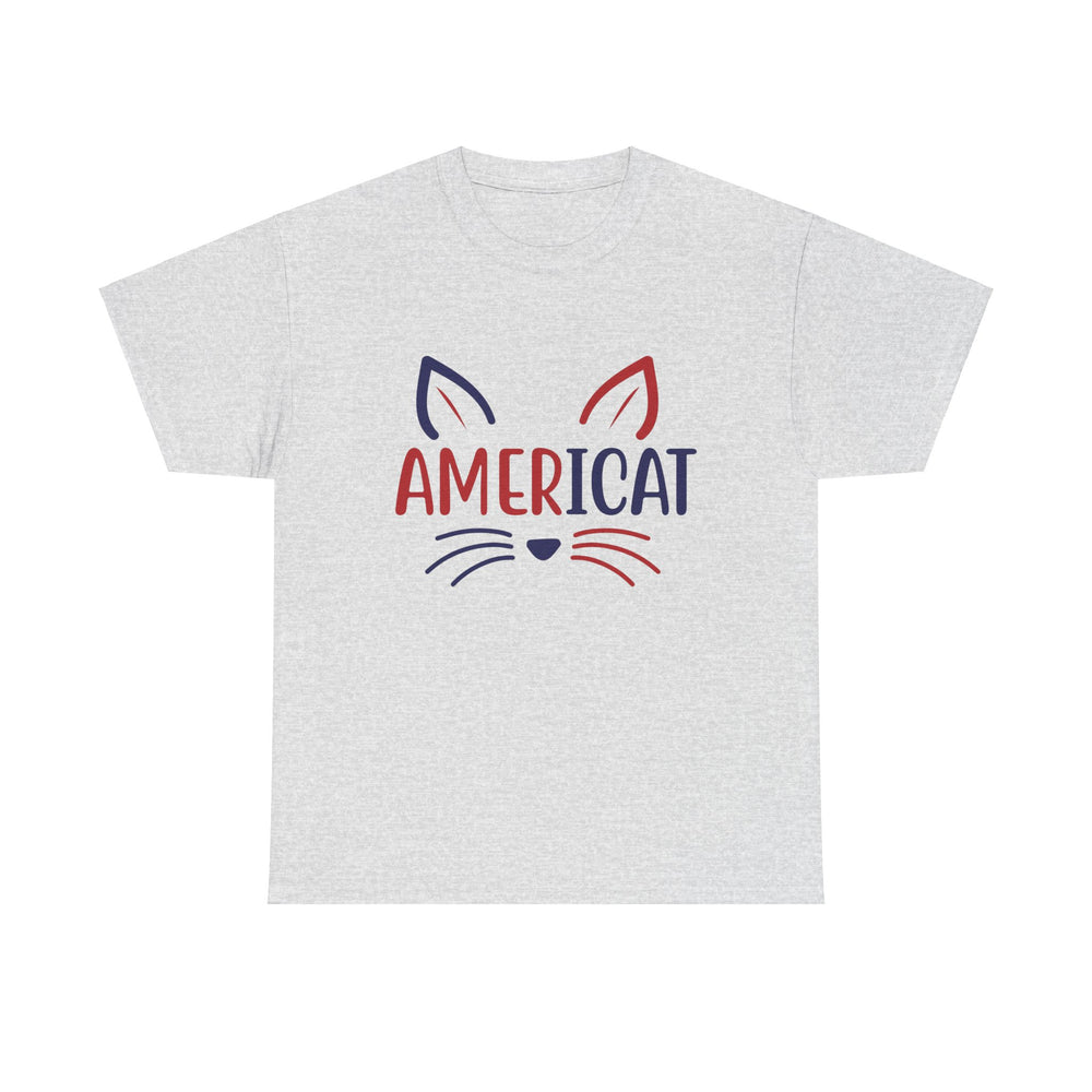 Americat Cotton Tee- Happy Little Kitty