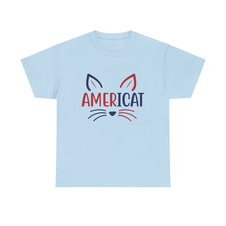 Americat Cotton Tee- Happy Little Kitty