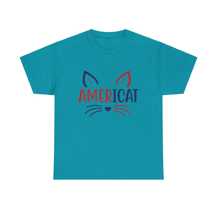 Americat Cotton Tee- Happy Little Kitty