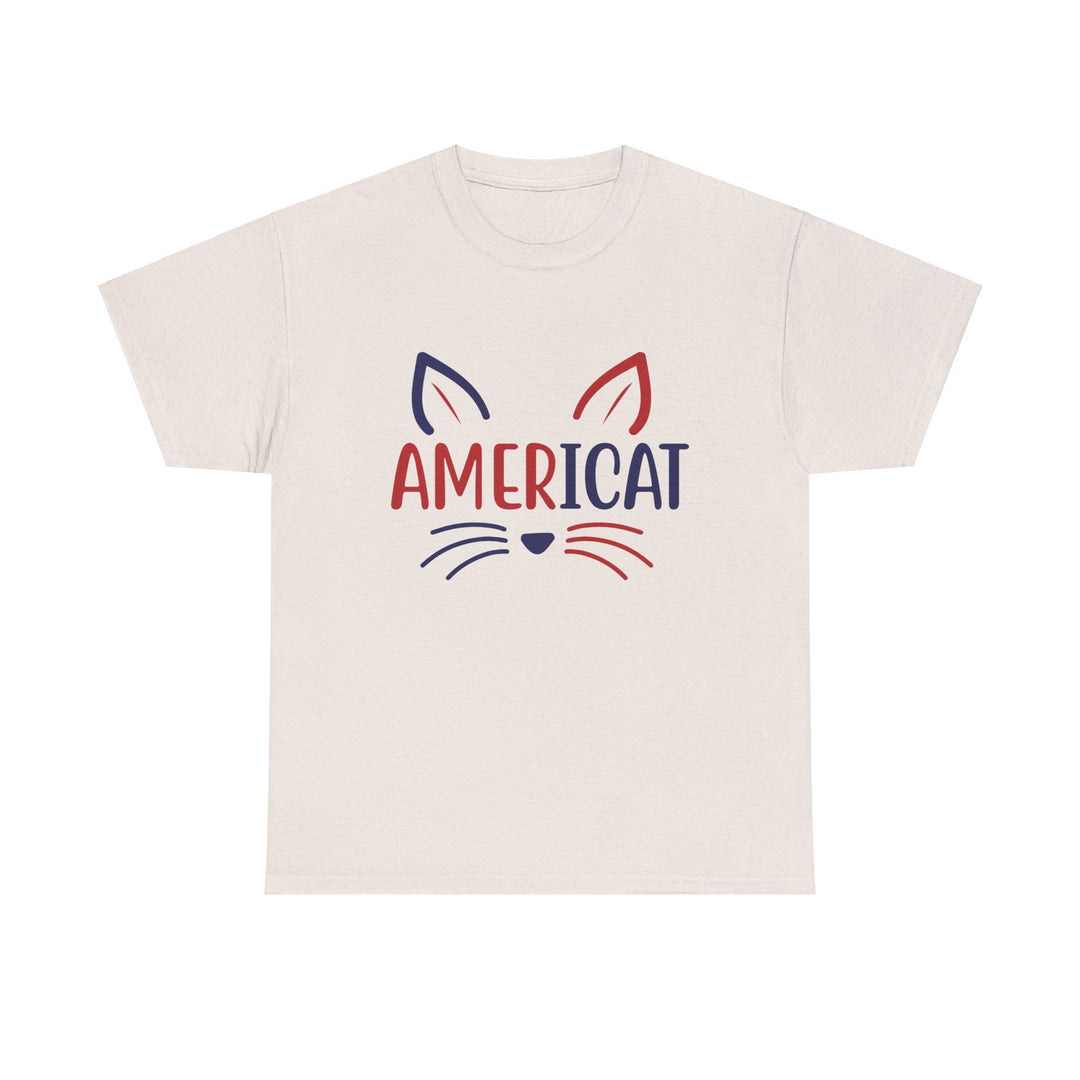 Americat Cotton Tee- Happy Little Kitty