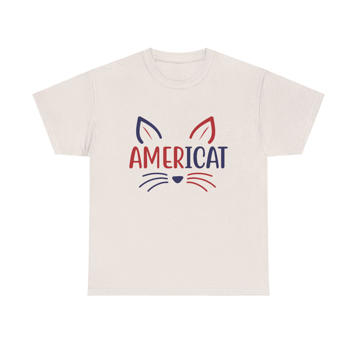 Americat Cotton Tee- Happy Little Kitty