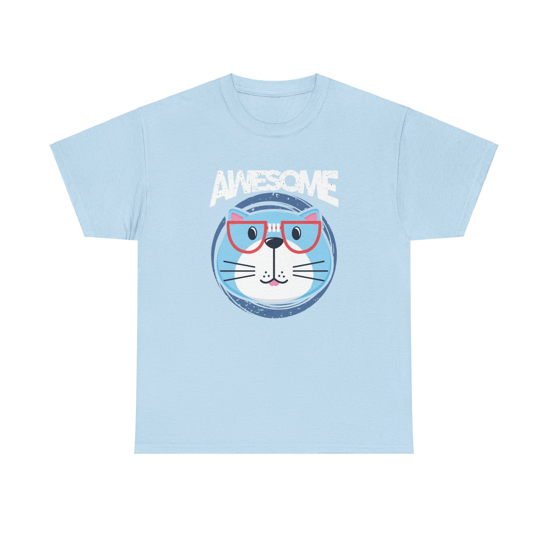 Awesome Cat Cotton Tee - Happy Little Kitty