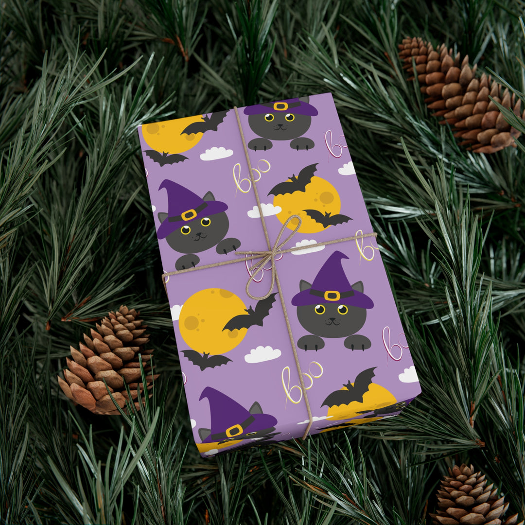 Boo-tiful Cat Gift Wrap - Happy Little Kitty