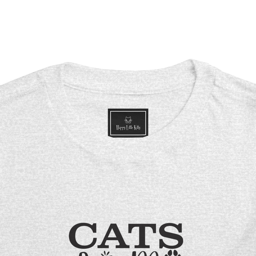 Cats Are My Favorite People Toddler Tee - Happy Little Kitty