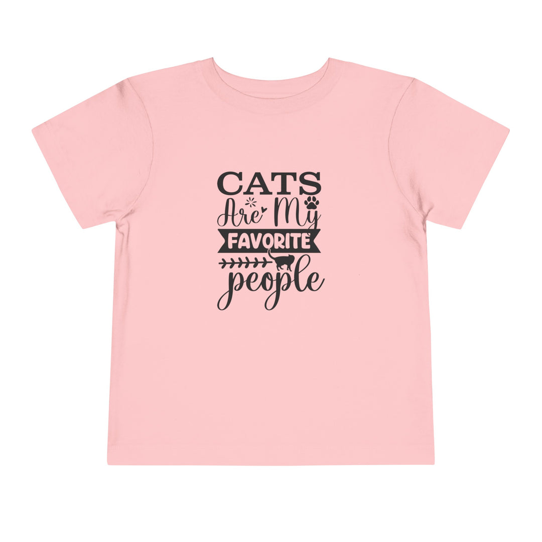 Cats Are My Favorite People Toddler Tee - Happy Little Kitty