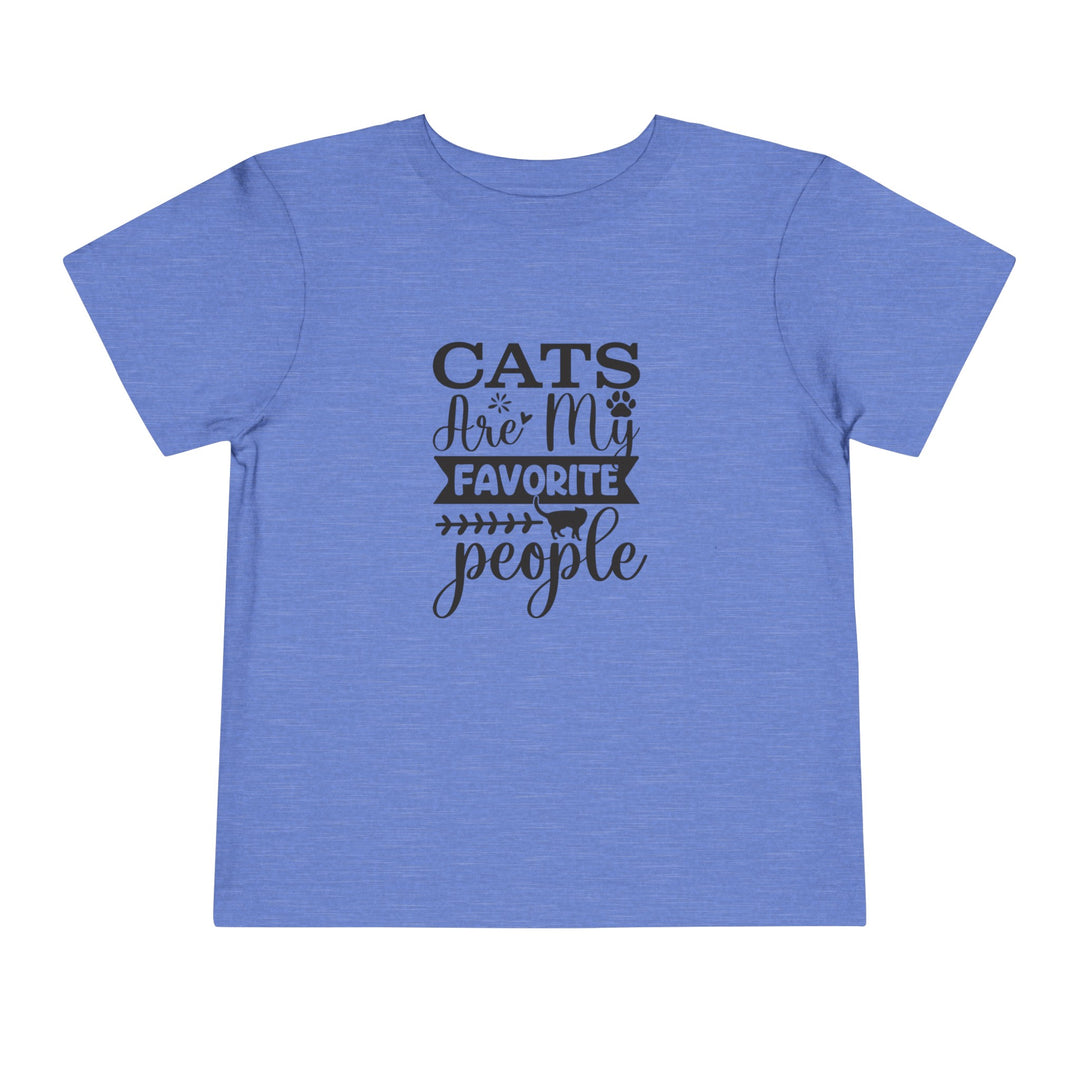 Cats Are My Favorite People Toddler Tee - Happy Little Kitty