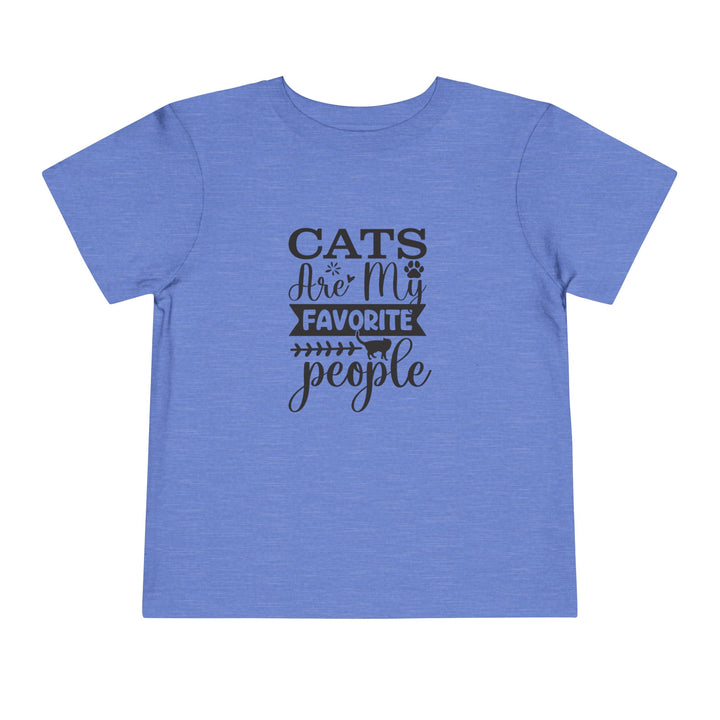 Cats Are My Favorite People Toddler Tee - Happy Little Kitty