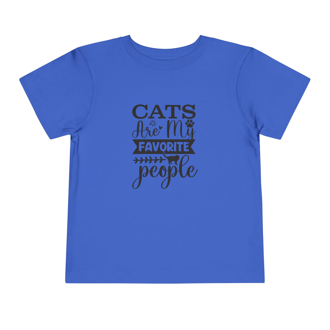 Cats Are My Favorite People Toddler Tee - Happy Little Kitty