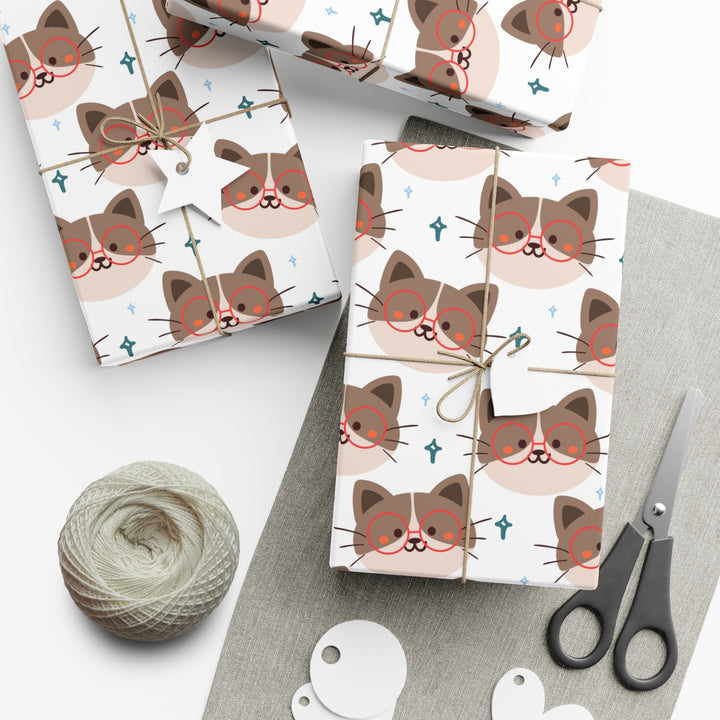 Cat's Meow Gift Wrap - Happy Little Kitty