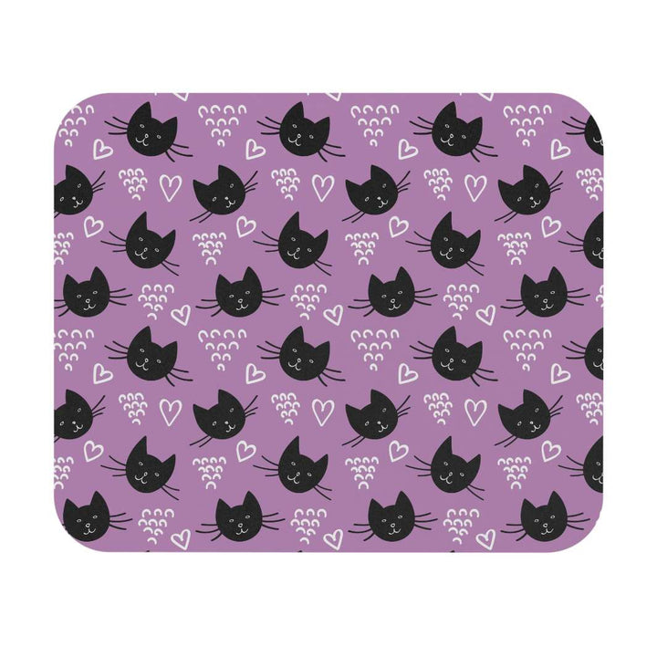 Hearts and Whiskers Mouse Pad- Happy Little Kitty