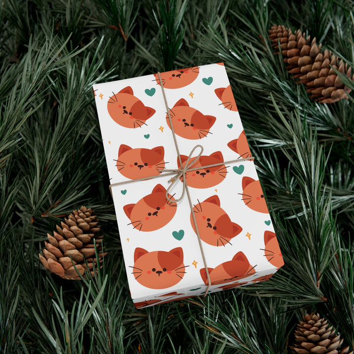 Meow-tastic Gift Wrap - Happy Little Kitty