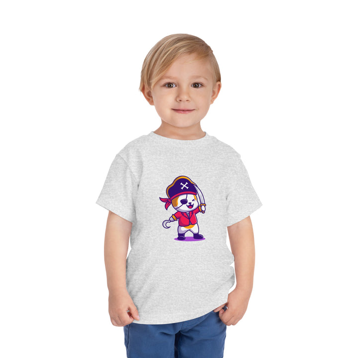 Swashbuckler Cat Toddler Tee- Happy Little Kitty