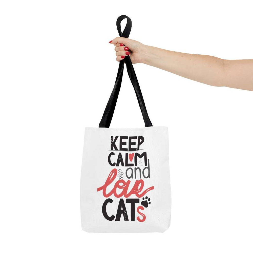 Keep Calm Love Cats Tote Bag - Happy Little Kitty