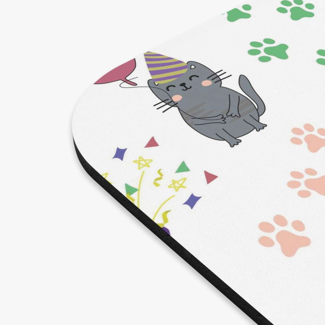 Party Cat Mouse Pad - Happy Little Kitty