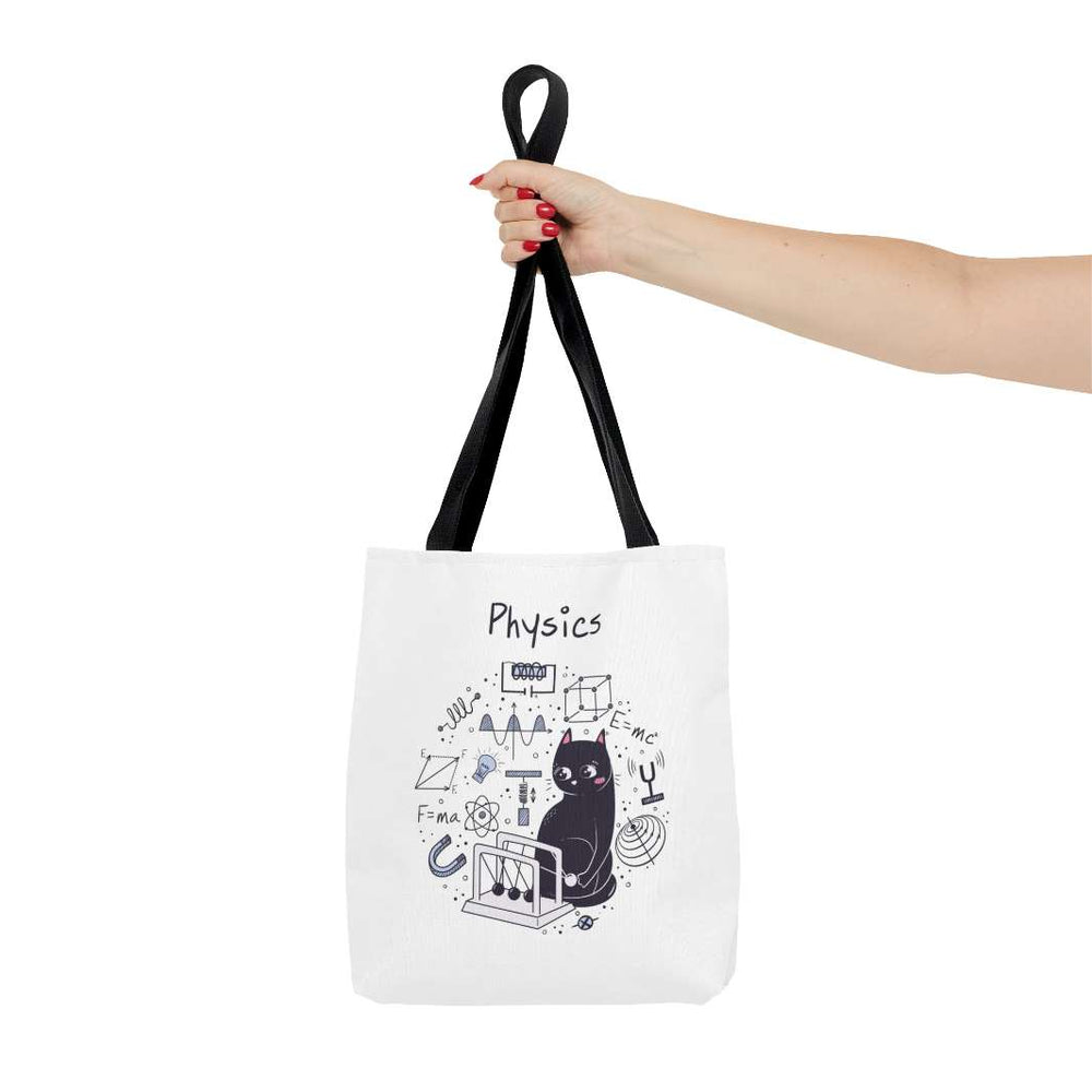 Physics Cat Tote Bag - Happy Little Kitty