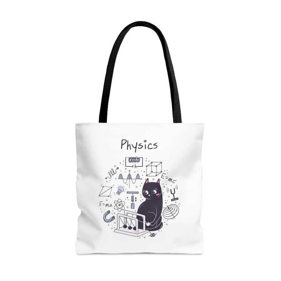 Physics Cat Tote Bag - Happy Little Kitty
