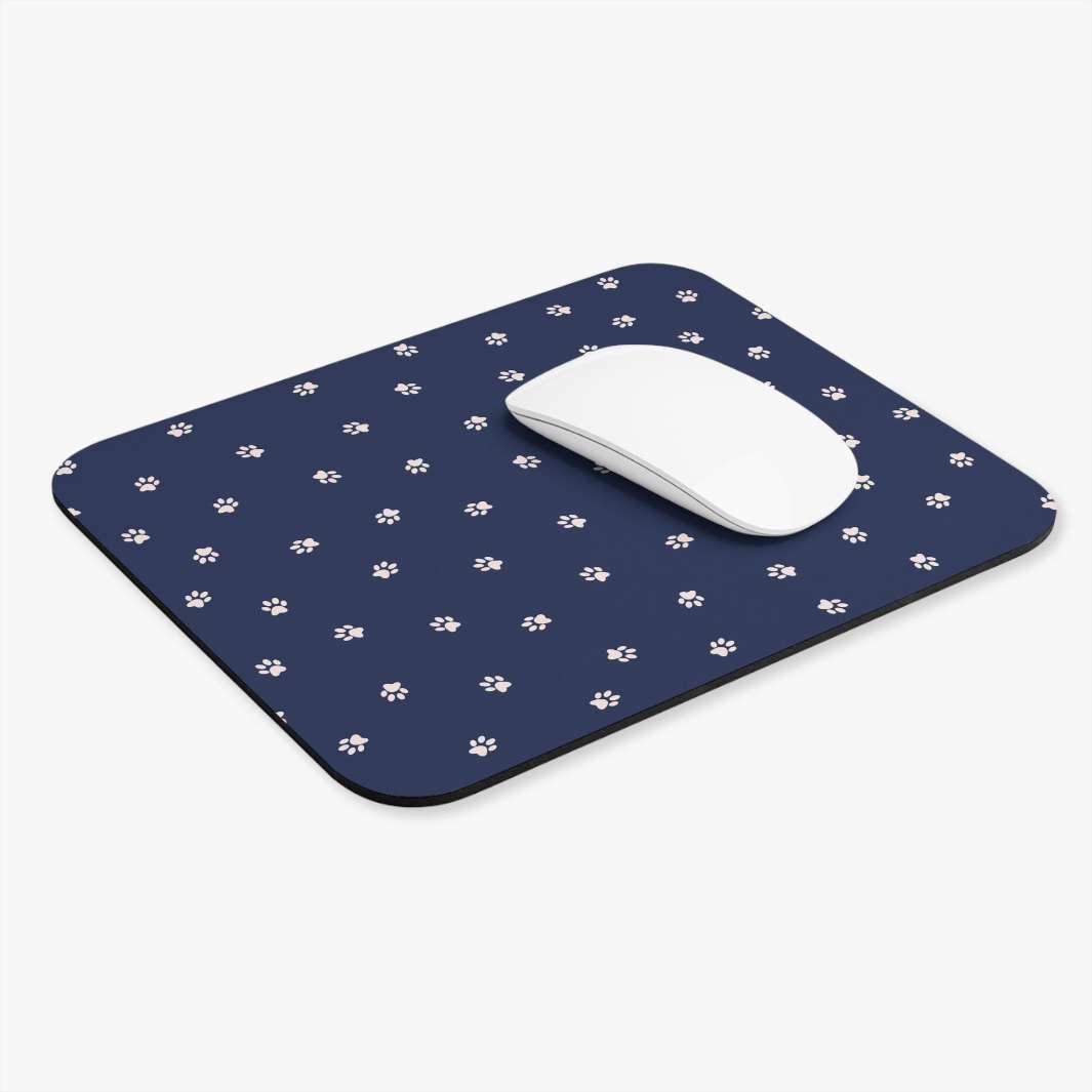 Purrfect Paw Prints Mouse Pad- Happy Little Kitty