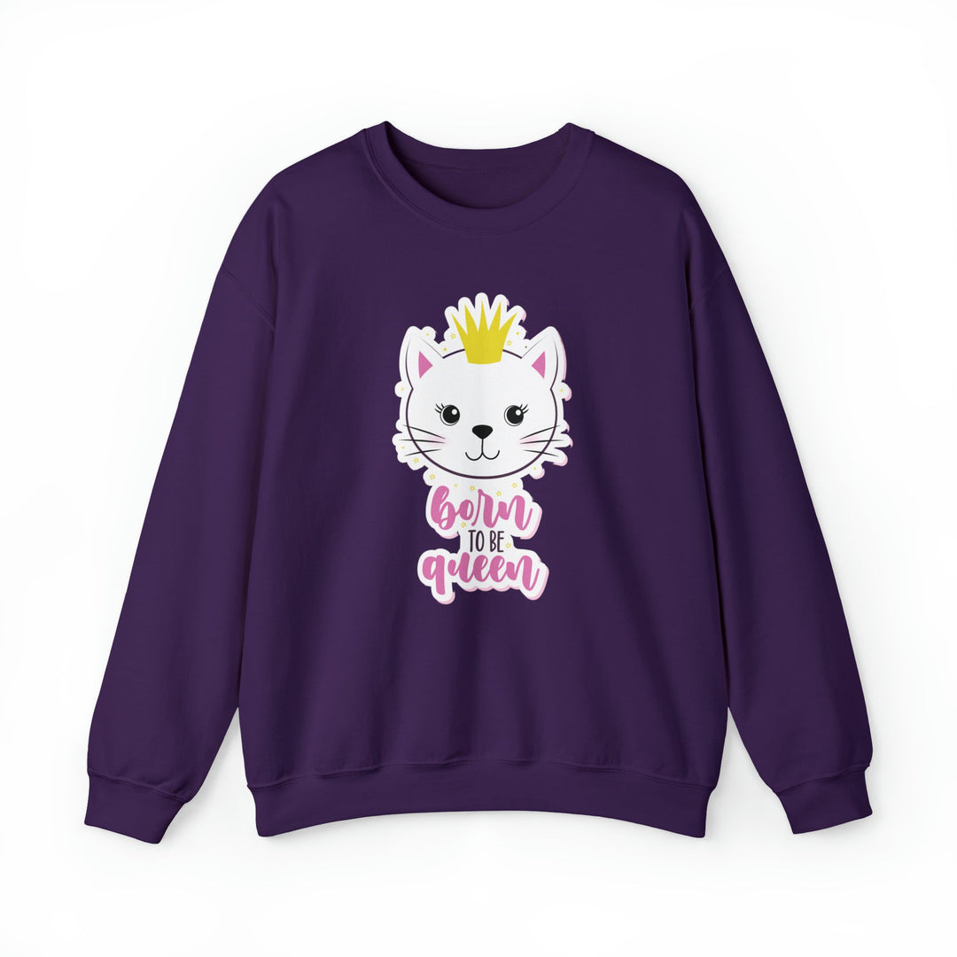 Queen Kitty Crewneck Sweatshirt - Happy Little Kitty