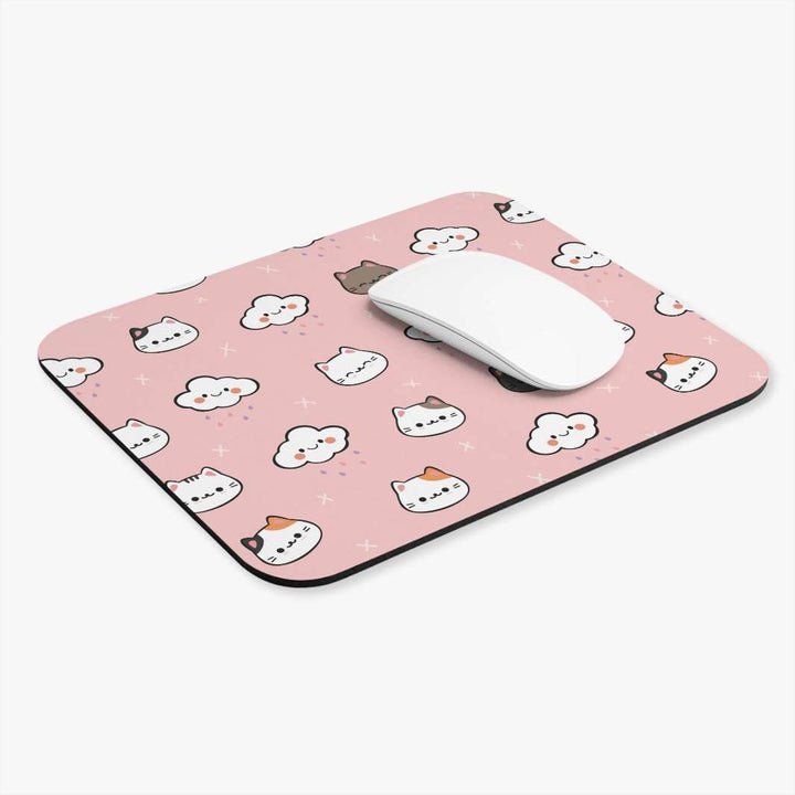 Rain Cloud Kitty Mouse Pad - Happy Little Kitty