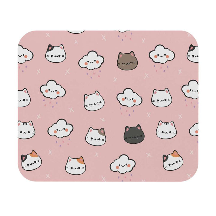 Rain Cloud Kitty Mouse Pad - Happy Little Kitty