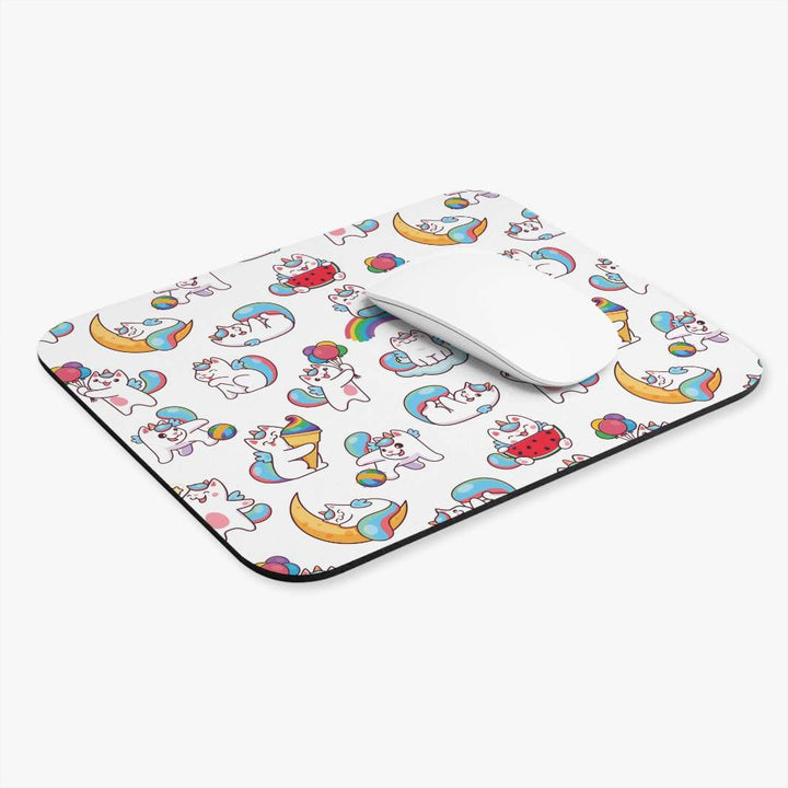 Rainbow Caticorn Mouse Pad- Happy Little Kitty