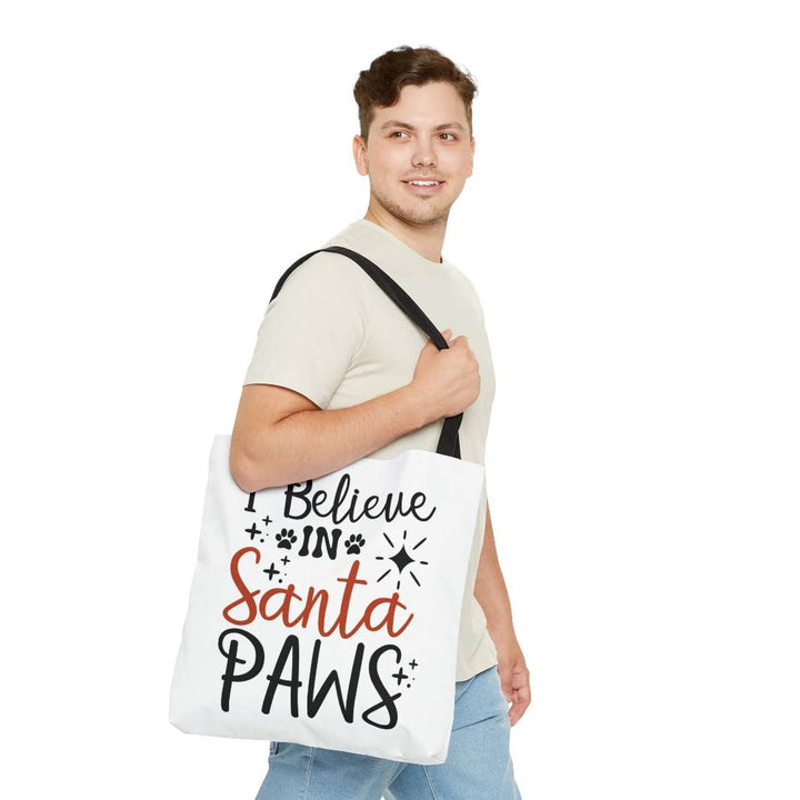 Santa Paws Tote Bag - Happy Little Kitty