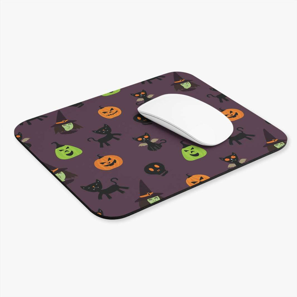 Spooky Black Cat Mouse Pad - Happy Little Kitty