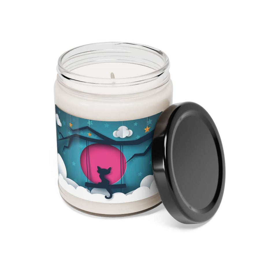 Stargazer Kitty Scented Soy Candle, 9oz - Happy Little Kitty