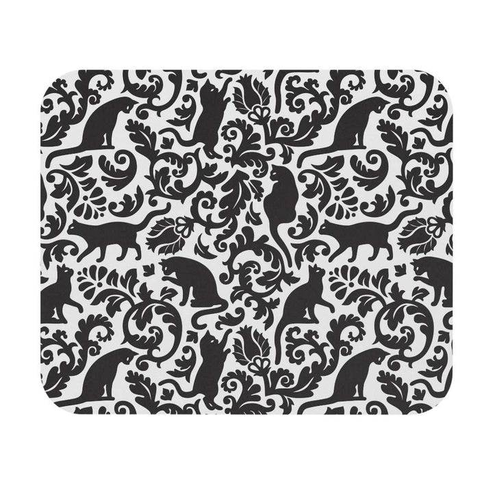 Toile Cat Mouse Pad - Happy Little Kitty