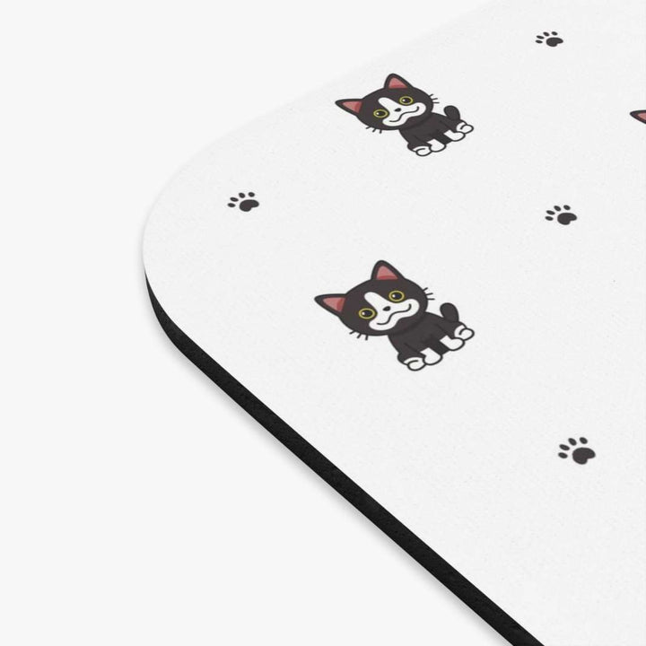 Tuxedo Cat Mouse Pad - Happy Little Kitty