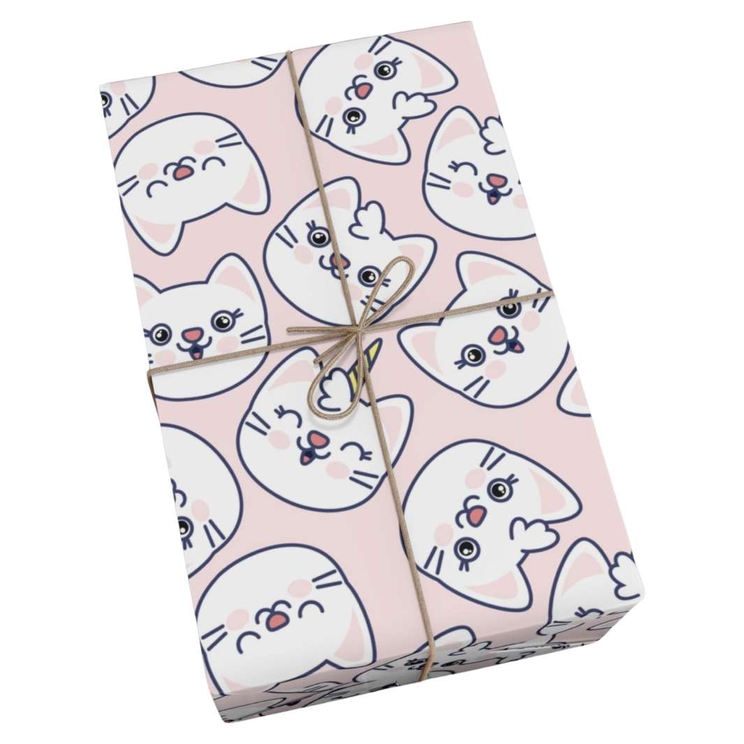 Unicorn Cat Gift Wrap - Happy Little Kitty