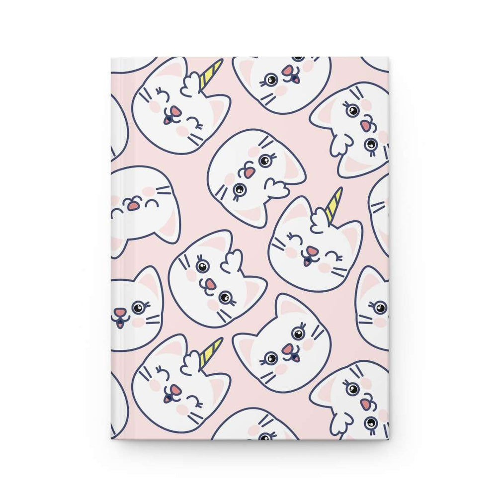 Unicorn Cat Hardcover Journal - Happy Little Kitty