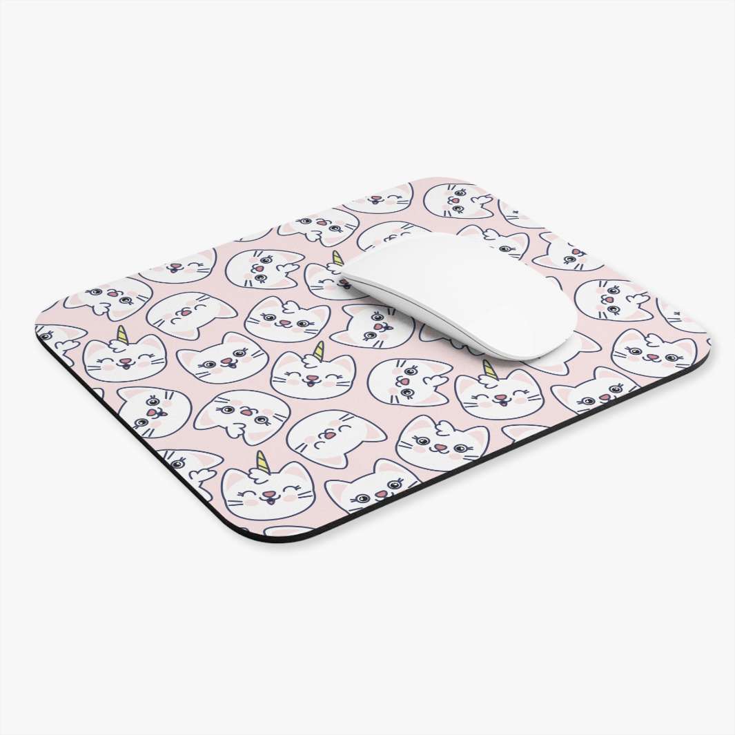 Unicorn Cat Mouse Pad - Happy Little Kitty