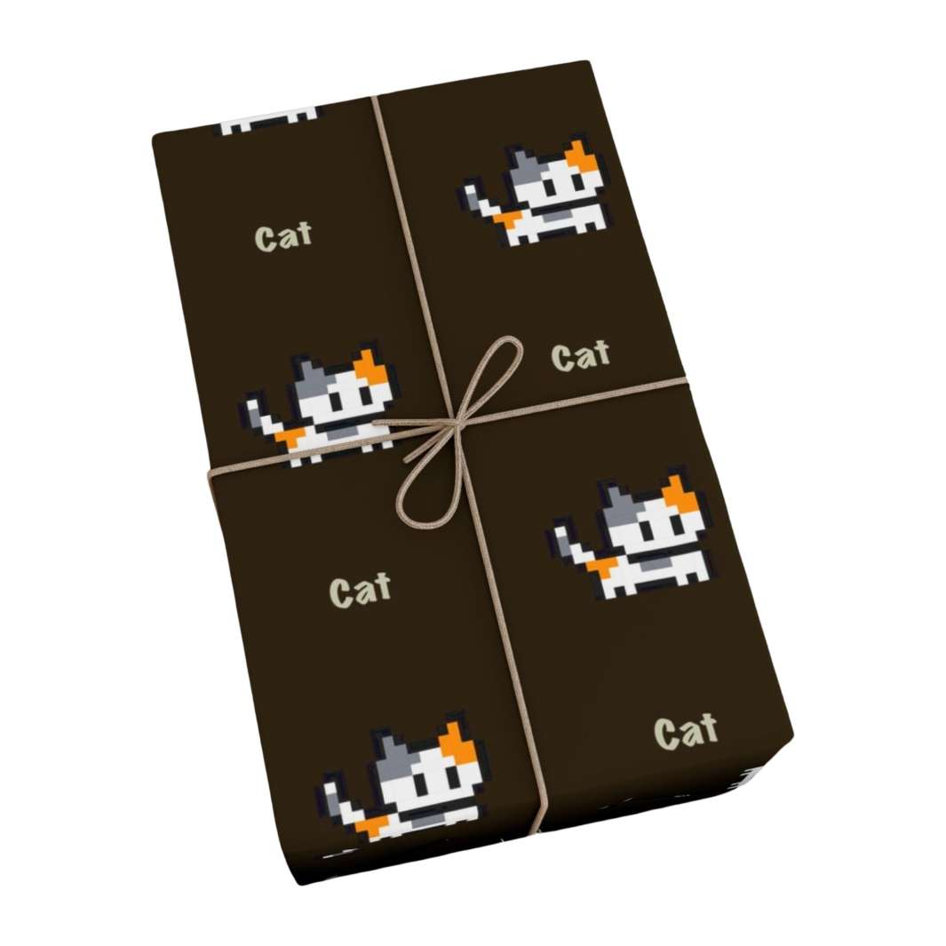 Video Game Cat Gift Wrap - Happy Little Kitty