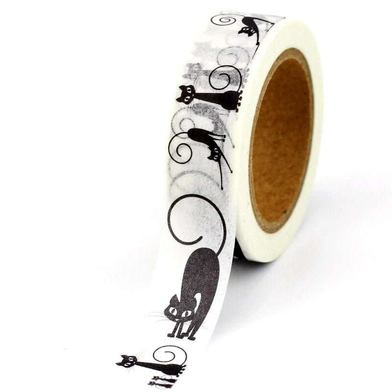 Washi Tape- Mid-Mod Cat - Happy Little Kitty