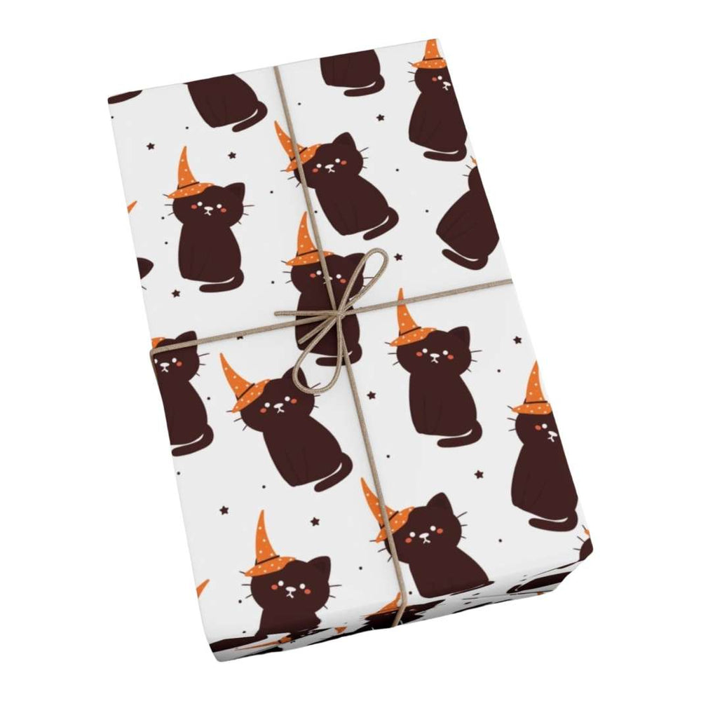 Witch Kitty Gift Wrap - Happy Little Kitty