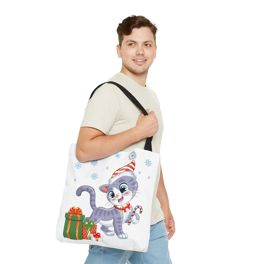 Candy Kitty Tote Bag - Happy Little Kitty