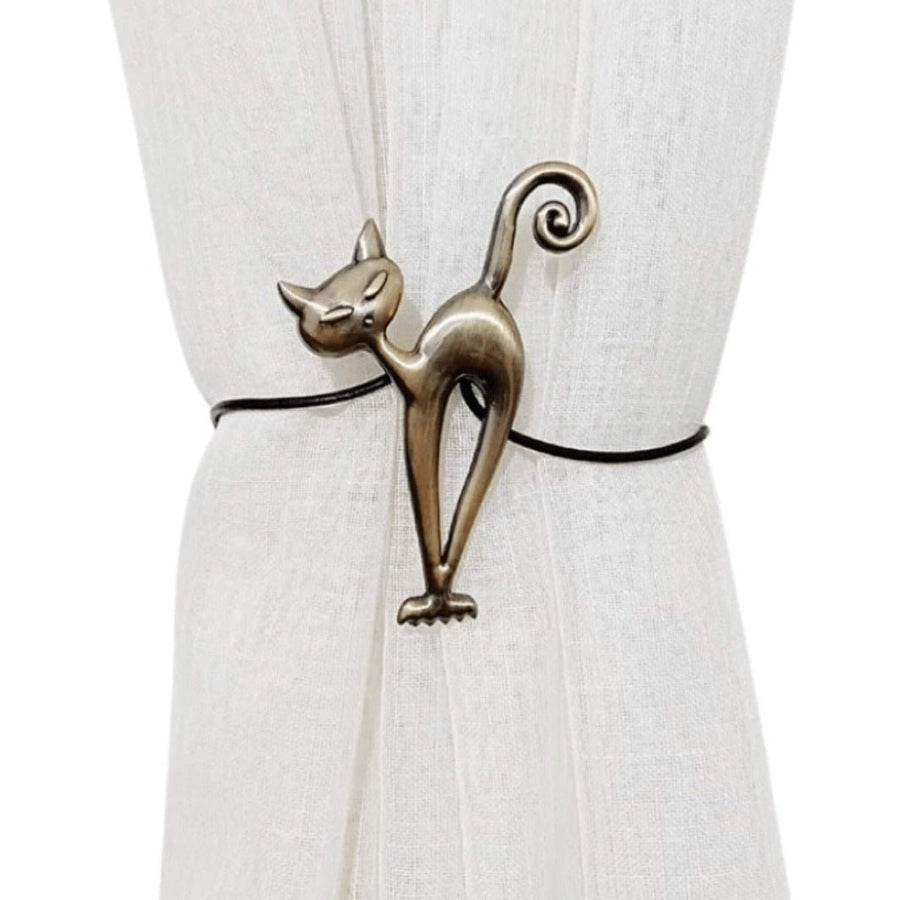 Cat Curtain Hooks- Bronze - Happy Little Kitty