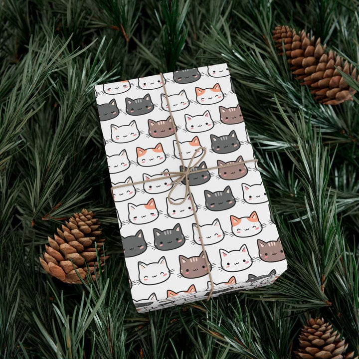 Cat Friends Gift Wrap - Happy Little Kitty
