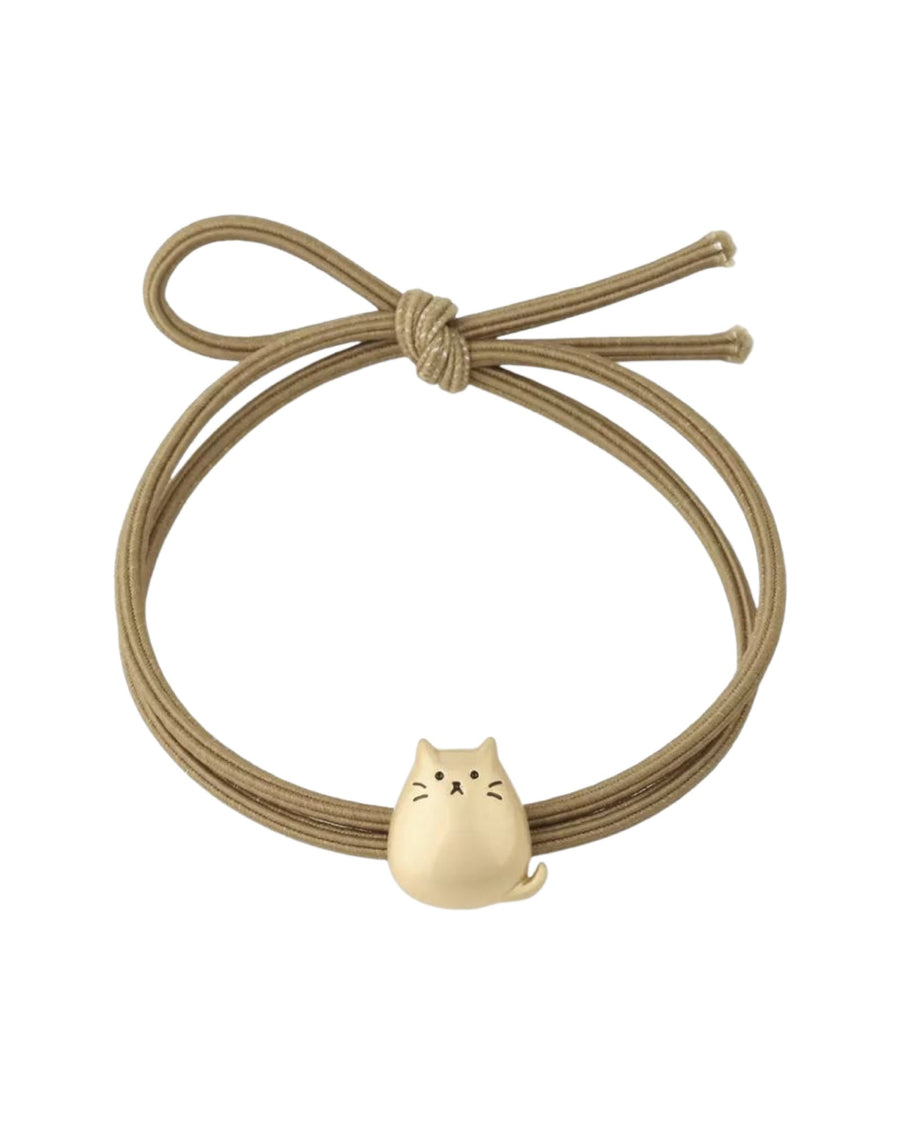 Cat Hair Tie Loop- Brown - Happy Little Kitty